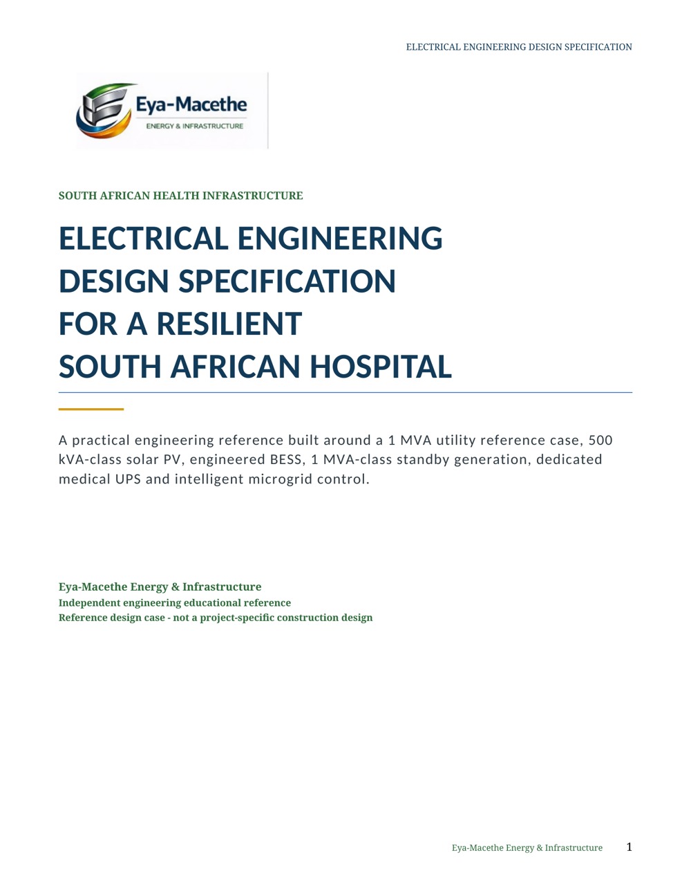 Hospital electrical design book cover